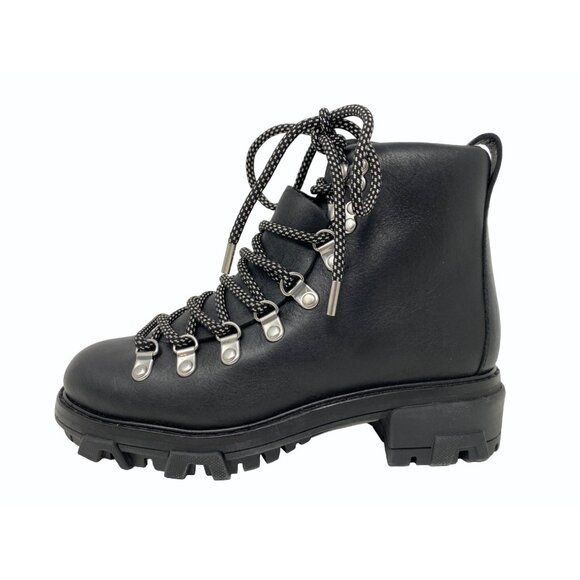 Rag & Bone Womens 5.5 Shiloh Hiker Boots Leather Lace Up Ankle Booties EU36 - Picture 2 of 11